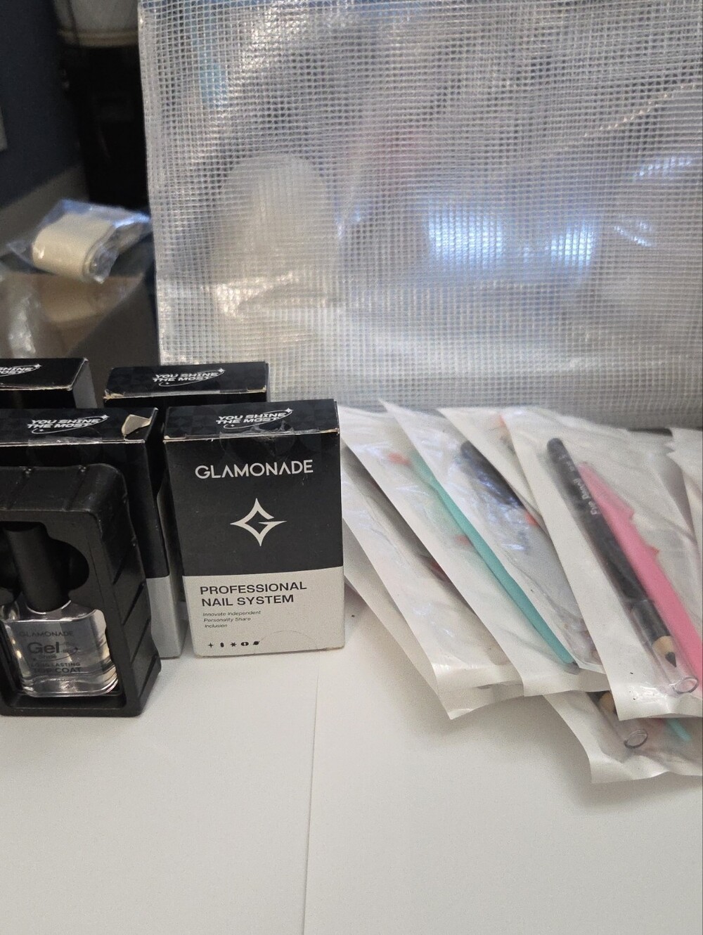 GLAMONADE Professional Nail System - Clear Gel Bottle